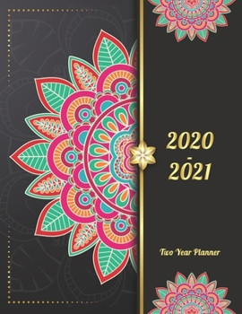 2020-2021 Two Year Planner: Blue Pink Flower Two Year Planner, Two Year Calendar 2020-2021, Daily Monthly Planner 2020 Size 8.5 x 11 Inch, Business ... Prayer Journal, Planner 2020-2021 Daily