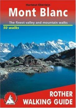 Paperback Around Mont Blanc a Rother Walking Guide Book