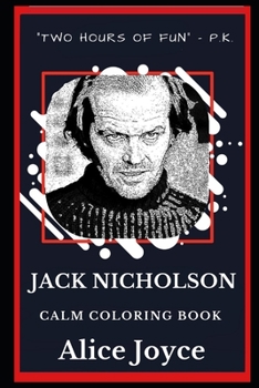 Paperback Jack Nicholson Calm Coloring Book