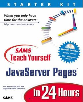 Sams Teach Yourself JavaServer Pages in 24 Hours (Sams Teach Yourself in 24 Hours) - Book  of the Sams Teach Yourself Series
