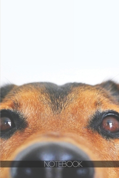 Paperback Notebook: Adorable dog breed close up [110 pages]: Adorable dog breed close up Book