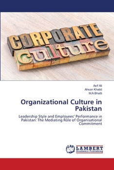 Paperback Organizational Culture in Pakistan Book