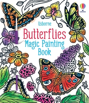 Paperback Butterflies Magic Painting Book