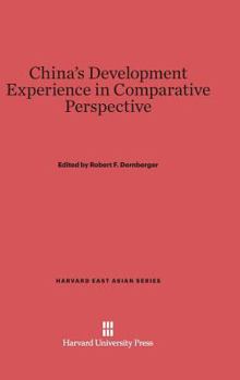 Hardcover China's Development Experience in Comparative Perspective Book