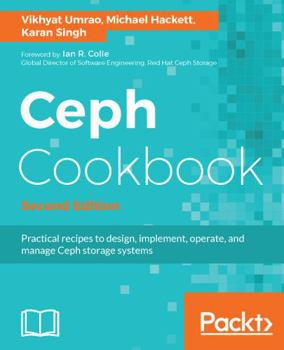 Paperback Ceph Cookbook. Book