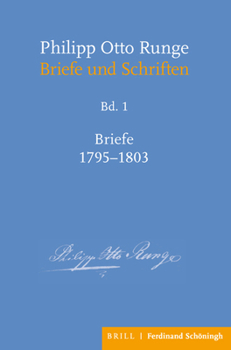 Hardcover Philipp Otto Runge - Briefe 1795-1803 [German] Book