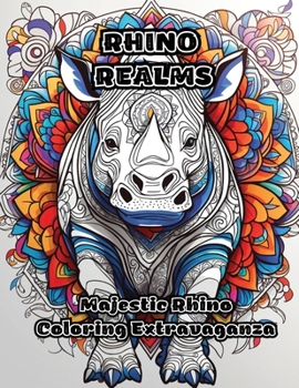 Paperback Rhino Realms: Majestic Rhino Coloring Extravaganza Book