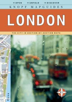 Paperback Knopf Mapguides: London: The City in Section-By-Section Maps Book