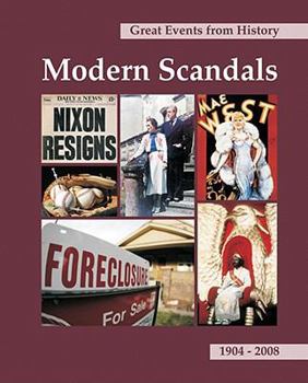 Hardcover Great Events from History: Modern Scandals: Print Purchase Includes Free Online Access Book