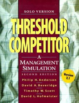 Paperback Threshold Competitor: Solo Version: A Management Simulation [With *] Book