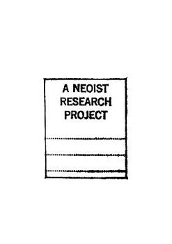 Paperback A Neoist Research Project Book