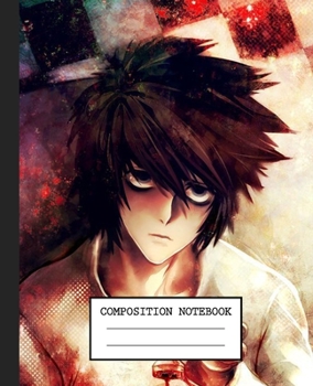 Notebook: Anime Death Note Soft Glossy Cover Graph Paper Pages Book 7.5 x 9.25 Inches 110 Pages