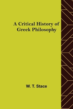 Paperback A Critical History of Greek Philosophy Book
