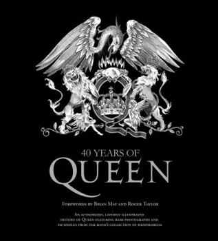 Hardcover 40 Years of Queen [With Poster] Book