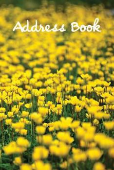 Address Book.: (Flower Edition Vol. 19) Glossy And Soft Cover, Large Print, Font, 6" x 9" For Contacts, Addresses, Phone Numbers, Ema