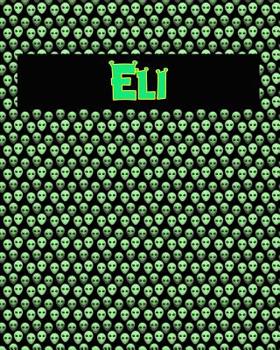 Paperback 120 Page Handwriting Practice Book with Green Alien Cover Eli: Primary Grades Handwriting Book