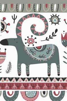 Yule Goat: Journal gift for Scandinavian/Nordic lover or goat lover, Swedish Yule Goat traditions, 100 lined pages, 6"x9"