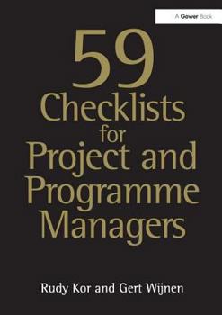 Paperback 59 Checklists for Project and Programme Managers Book