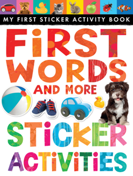 Paperback First Words and More Sticker Activities Book