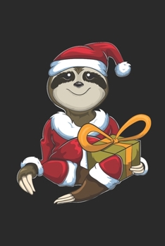 Paperback Christmas Animal - Sloth: Blank Lined Notebook / Journal (6 X 9 -120 Pages) - Christmas Gift Idea Book