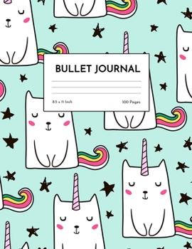 Bullet Journal: Unicorn Dot Grid Notebook - Dotted Note Pad for Kids, Girls, Teens, Tweens, Women - Gifts for Birthday and Christmas | Creative Art 00546