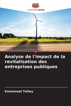 Paperback Analyse de l'impact de la revitalisation des entreprises publiques [French] Book