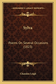 Paperback Sylva: Poems On Several Occasions (1823) Book
