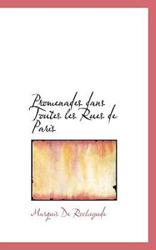 Paperback Promenades Dans Toutes Les Rues de Paris Book