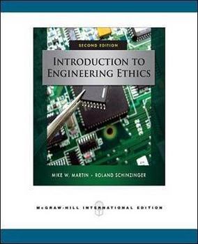 Paperback Introduction to Engineering Ethics Book