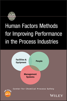 Hardcover Human Factors Methods for Improving Performance in the Process Industries [With CDROM] Book