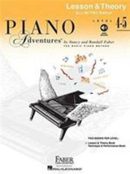 Paperback Piano Adventures: Level 4-5 Lesson & Theory Book - International Anglicised Edition Book
