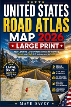 UNITED STATES ROAD ATLAS MAP 2026 –... book by Maye Davey