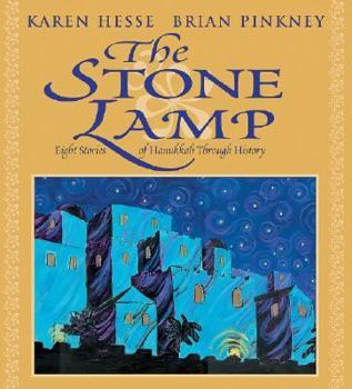 Hardcover The Stone Lamp: Eight Stories of Hanukkah Through History Book