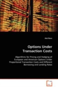 Paperback Options Under Transaction Costs Book