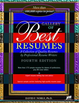 Paperback Gallery of Best Resumes: A Collection of Quality Resumes by Professional Resume Writers Book