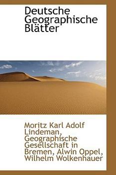 Paperback Deutsche Geographische Blatter Book