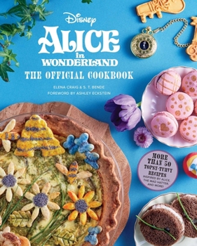 Hardcover Alice in Wonderland: The Official Cookbook Book