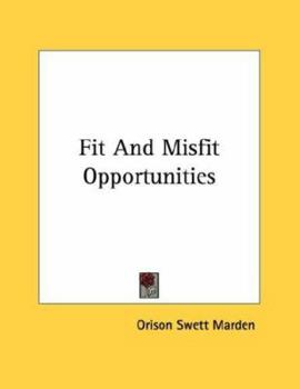 Paperback Fit And Misfit Opportunities Book