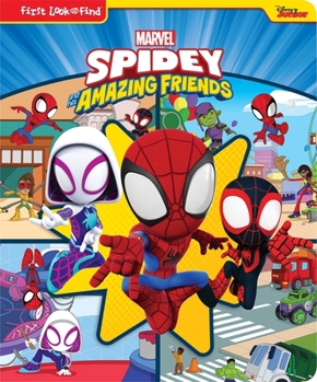 Board book Disney Junior Marvel Spidey and His Amazing Friends: First Look and Find Book