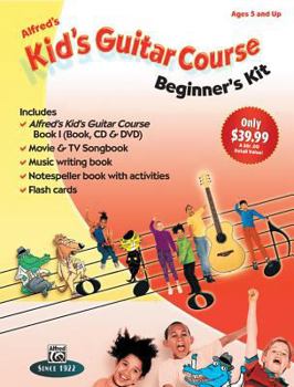 Paperback Alfred's Kid's Guitar Course 1: The Easiest Guitar Method Ever!, Boxed Set (Starter Pack) Book