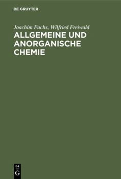 Hardcover Allgemeine und anorganische Chemie [German] Book