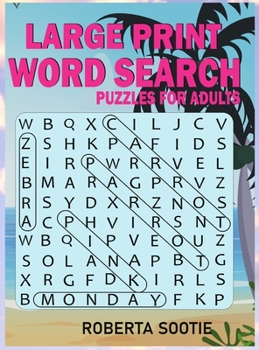Large Print Word Search Puzzles for Adults: Train Your brain with Word Search Puzzle Large Print