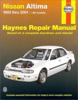Paperback Nissan Altima Automotive Repair Manual: 1993 Through 2001 Book
