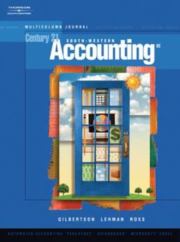 Hardcover Century 21 Accounting: Multicolumn Journal (with CD-Rom) [With CDROM] Book
