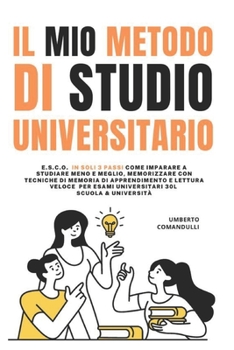 Paperback Metodo di Studio E.S.C.O. in soli 3 passi [Italian] Book