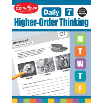 Paperback Daily Higher-Order Thinking, Grade 4 Te Book