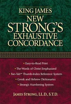 Hardcover King James New Strong's Exhaustive Concordance of the Bible Book