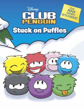 Paperback Stuck on Puffles: A Sticker Scrapbook (Disney Club Penguin) Book