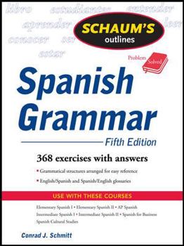 Paperback Schaum's Outline of Spanish Grammar Book