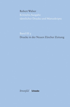 Hardcover Drucke in Der Neuen Zurcher Zeitung [German] Book